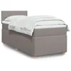 Image de vidaXL Boxspring met matras stof taupe 100x200 cm3288895