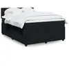 Image de vidaXL Sommier à lattes de lit et matelas Noir 160x200 cm Velours 3290084