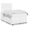 Image de vidaXL Boxspring met matras kunstleer wit 120x200 cm3290717
