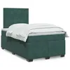 Image de vidaXL Boxspring met matras fluweel donkergroen 120x200 cm3290879