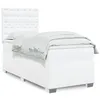 Image de vidaXL Boxspring met matras kunstleer wit 100x200 cm3293009