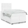 Image de vidaXL Boxspring met matras kunstleer wit 120x200 cm3293017
