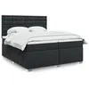 Image de vidaXL Boxspring met matras kunstleer zwart 200x200 cm3293036