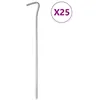 Image de Piquets de tente 25 pcs 23 cm Ø5 mm acier galvanisé