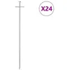 Image de Piquets de tente 24 pcs 29,5 cm Ø6 mm acier galvanisé