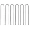 Image de Piquets de tente 6 pcs en forme de U 30 cm Ø7mm acier galvanisé