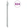 Image de Piquets de tente 24 pcs forme de V 29,5cm Ø20mm acier galvanisé