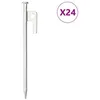 Image de Piquets de tente 24 pcs 20 cm 9 mm acier galvanisé