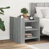 Image de Table de chevet sonoma gris 45x50x50 cm bois d ingénierie