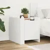 Image de vidaXL Table de chevet blanc 45x50x50 cm bois d’ingénierie, meuble de chevet, table d'appoint, armoire de lit, armoire de 848297