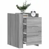 Image de Table de chevet sonoma gris 45x50x65 cm bois d ingénierie