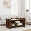 Image de vidaXL Table basse chêne fumé 100x50x50 cm bois d'ingénierie, table latérale, table de salon, table d'accent, bout de 848350