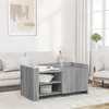 Image de Table basse sonoma gris 100x50x50 cm bois d ingénierie