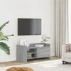 Image de Meuble TV sonoma gris 80x35x40 cm bois d ingénierie