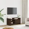 Image de Meuble TV chêne marron 80x35x40 cm bois d ingénierie