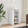 Image de vidaXL Buffet blanc 45x35x75 cm bois d'ingénierie, armoire, armoire latérale, armoire de rangement, armoire, placard, buffet 848381