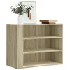 Image de vidaXL Armoire murale chêne sonoma 75x35x60 cm bois d'ingénierie, armoire suspendue, placard mural, armoire de salle de bain 848418