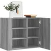 Image de vidaXL Wandkast 75x35x60 cm bewerkt hout grijs sonoma eikenkleurig848428