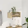 Image de vidaXL Étagère murale chêne sonoma 70,5x35x30,5 cm bois d'ingénierie, étagère murale cube, organisateur cube, étagère 848453