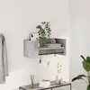 Image de vidaXL Étagère murale gris béton 70,5x35x30,5 cm bois d'ingénierie, étagère murale cube, organisateur cube, étagère 848454