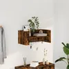 Image de vidaXL Wandschap 70,5x35x30,5 cm bewerkt hout gerookt eikenkleurig848455