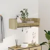 Image de vidaXL Étagère murale chêne sonoma 100x35x30,5 cm bois d'ingénierie, étagère murale cube, organisateur cube, étagère 848460