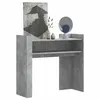Image de Table console gris béton 100x35x90 cm bois d ingénierie