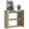 Image de vidaXL Table console chêne sonoma 100x35x90 cm bois d'ingénierie, bout de canapé, table console de couloir, table console de 848474