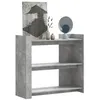Image de vidaXL Table console gris béton 100x35x90 cm bois d'ingénierie, bout de canapé, table console de couloir, table console de 848475