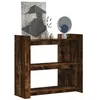 Image de Table console chêne fumé 100x35x90 cm bois d ingénierie