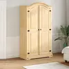 Image de Garde robe Corona 102x52x186 cm bois de pin massif