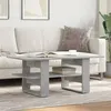 Image de vidaXL Table basse gris béton 102x55x42 cm bois d'ingénierie, table latérale, table de salon, table d'accent, bout de 823265