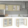 Image de vidaXL Vitrine suspendue "Lyon" Chêne Sonoma 80 x 31 x 60 cm Bois d'ingénierie 849624