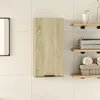 Image de vidaXL Armoire de salle de bain murale Chêne sonoma 32x20x67 cm, armoire de rangement de salle de bain, armoire de bain, 849654