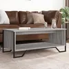 Image de vidaXL Table basse sonoma gris 100x51x40 cm bois d'ingénierie, table d'appoint, table de salon, table latérale, bout de 848482