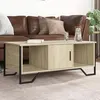 Image de vidaXL Table basse chêne sonoma 100x51x40 cm bois d'ingénierie, table d'appoint, table de salon, table latérale, bout de 848490