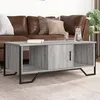 Image de vidaXL Table basse sonoma gris 100x51x40 cm bois d'ingénierie, table d'appoint, table de salon, table latérale, bout de 848492