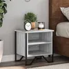Image de vidaXL Table de chevet sonoma gris 40x30x40 cm bois d'ingénierie, armoire, armoire latérale, support de téléphone, table de 848500