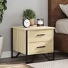 Image de vidaXL Table de chevet chêne sonoma 40x41x40 cm bois d'ingénierie, table d'appoint, armoire de lit, table d'appoint pour la 848506