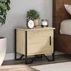 Image de vidaXL Tables de chevet 2 pcs Chêne sonoma 40 x 30 x 40 cm Aggloméré, table d'appoint, armoire de lit, table d'appoint pour 848517