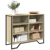 Image de vidaXL Buffet chêne sonoma 91x35,5x74,5 cm bois d'ingénierie 848550