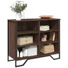 Image de vidaXL Buffet chêne marron 91x35,5x74,5 cm bois d'ingénierie 848553