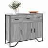 Image de vidaXL Dressoir 97x32,5x74,5 cm bewerkt hout grijs sonoma eikenkleur848562