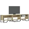 Image de vidaXL Meuble TV chêne sonoma 180x34x41 cm bois d'ingénierie, support TV, buffet TV, meuble multimédia, banc TV, meuble 848575