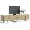 Image de vidaXL Meuble TV chêne sonoma 180x34x41 cm bois d'ingénierie, support TV, buffet TV, meuble multimédia, banc TV, meuble 848590