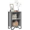 Image de Bibliothèque sonoma gris 50x31x74,5 cm bois d ingénierie
