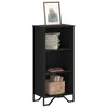 Image de vidaXL Bibliothèque noir 50x31x106 cm bois d'ingénierie848604