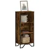Image de vidaXL Bibliothèque chêne fumé 50x31x106 cm bois d'ingénierie, étagère, étagère à livres, étagère de rangement, armoire de 848606