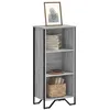 Image de Bibliothèque sonoma gris 50x31x106 cm bois d ingénierie