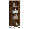 Image de vidaXL Bibliothèque chêne fumé 50x31x137,5 cm bois d'ingénierie848611